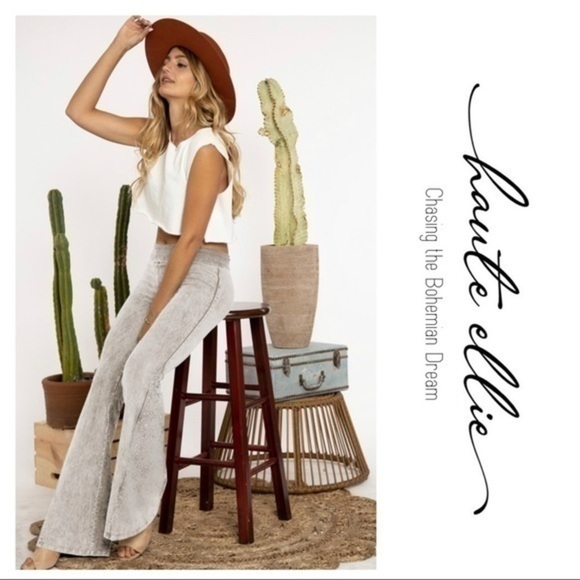 RONSTADT-Mineral Wash Wide Leg Yoga Pant - Picture 10 of 15